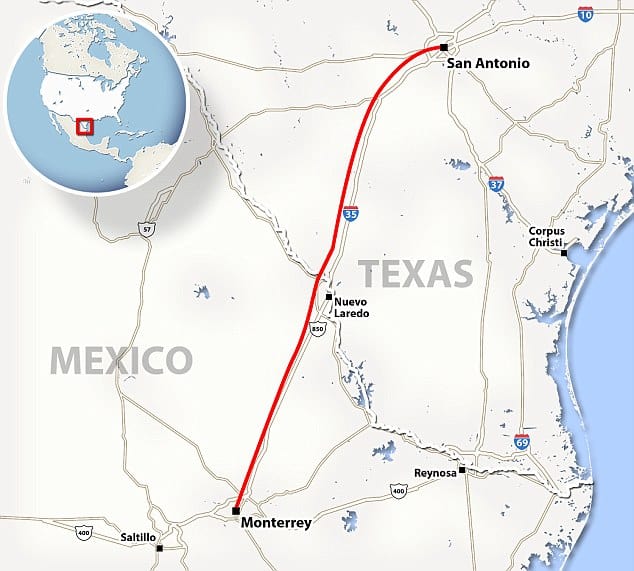 Mexico confirms plans for MonterreySan Antonio highspeed train