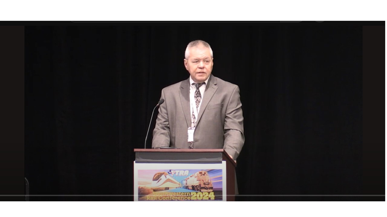 North Central Texas COG's Dan Lamers at Southwestern Rail Conference